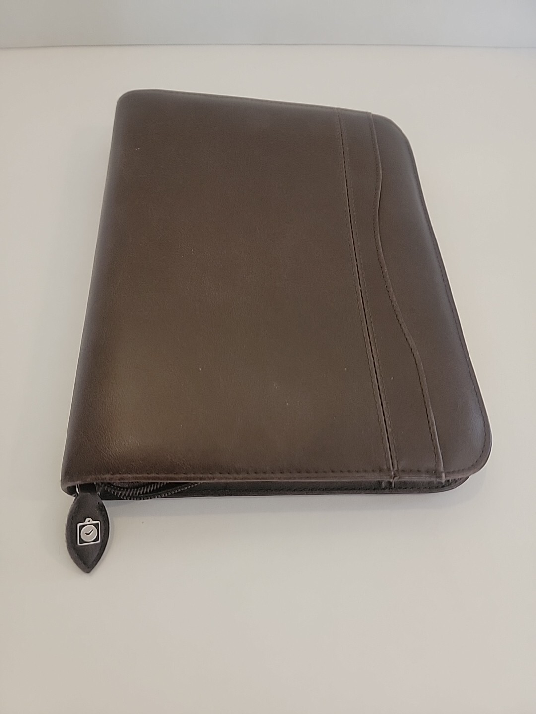 Day-Timer Agenda Binder Personal Organizer To-Do Lists Contacts,Brown Good Condi