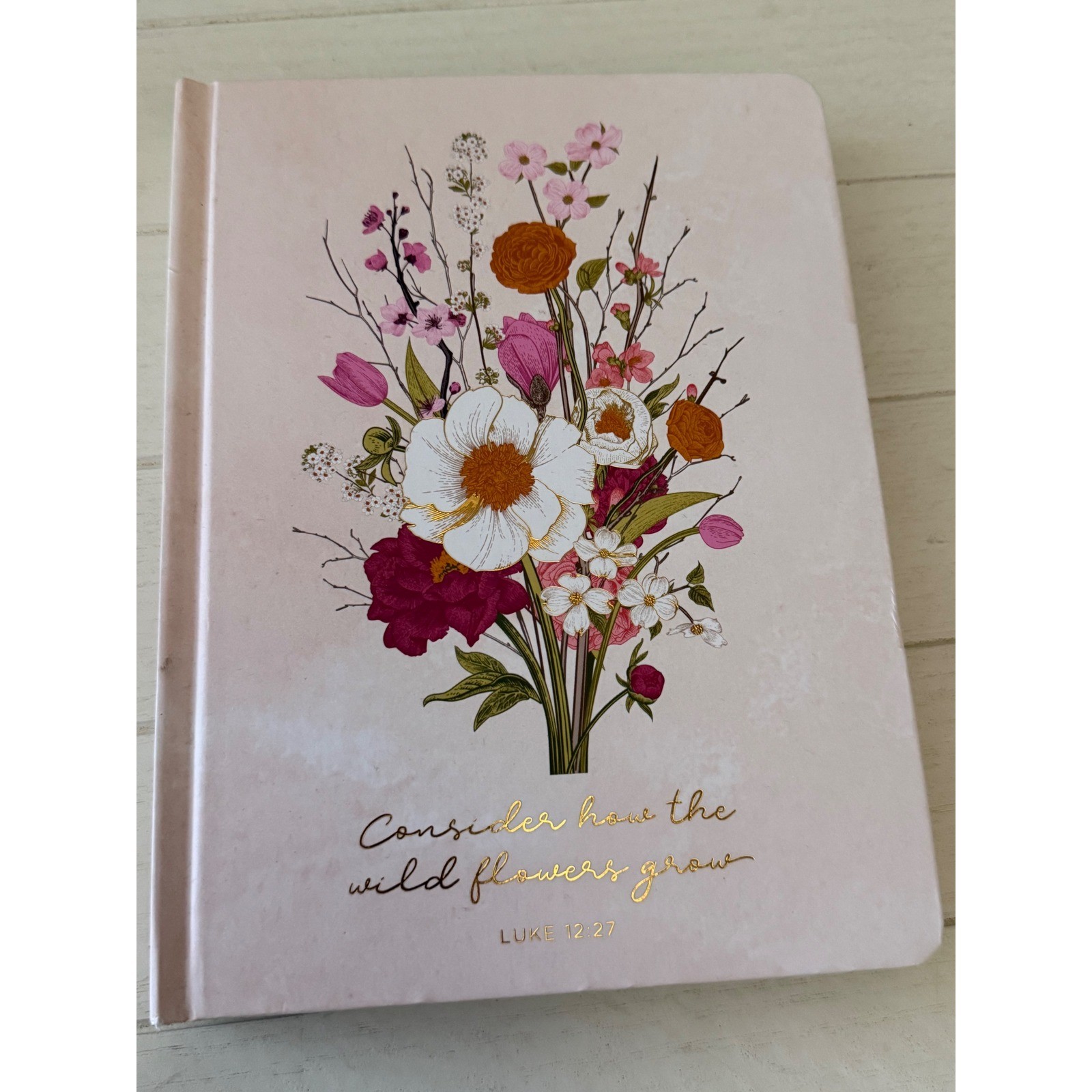 Lot of 3 Christian Journals Votum Bee Kind Prayer Wildflowers Floral Notebooks