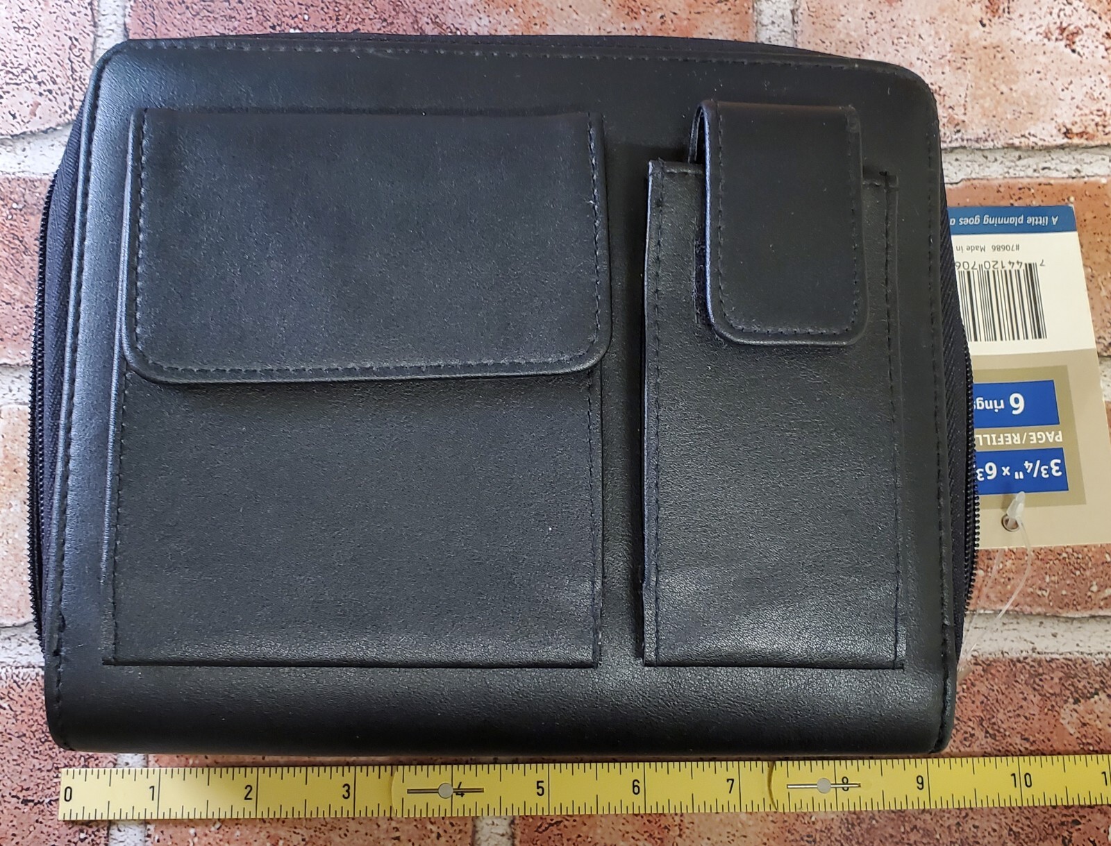 Vintage Ultimate Organizer Black, PlanAhead 6 Rings, Unused w/tags