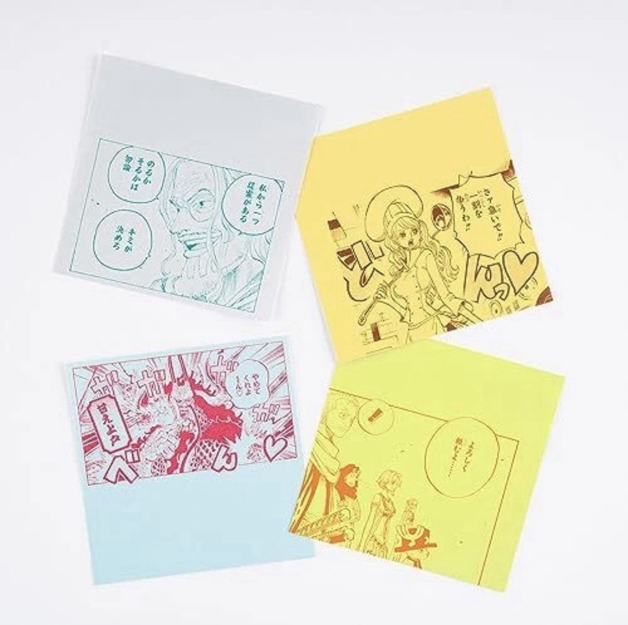 Hobonichi Techo 2024 One Piece Magazine Square Letter Sticky Note Set Vol. 2