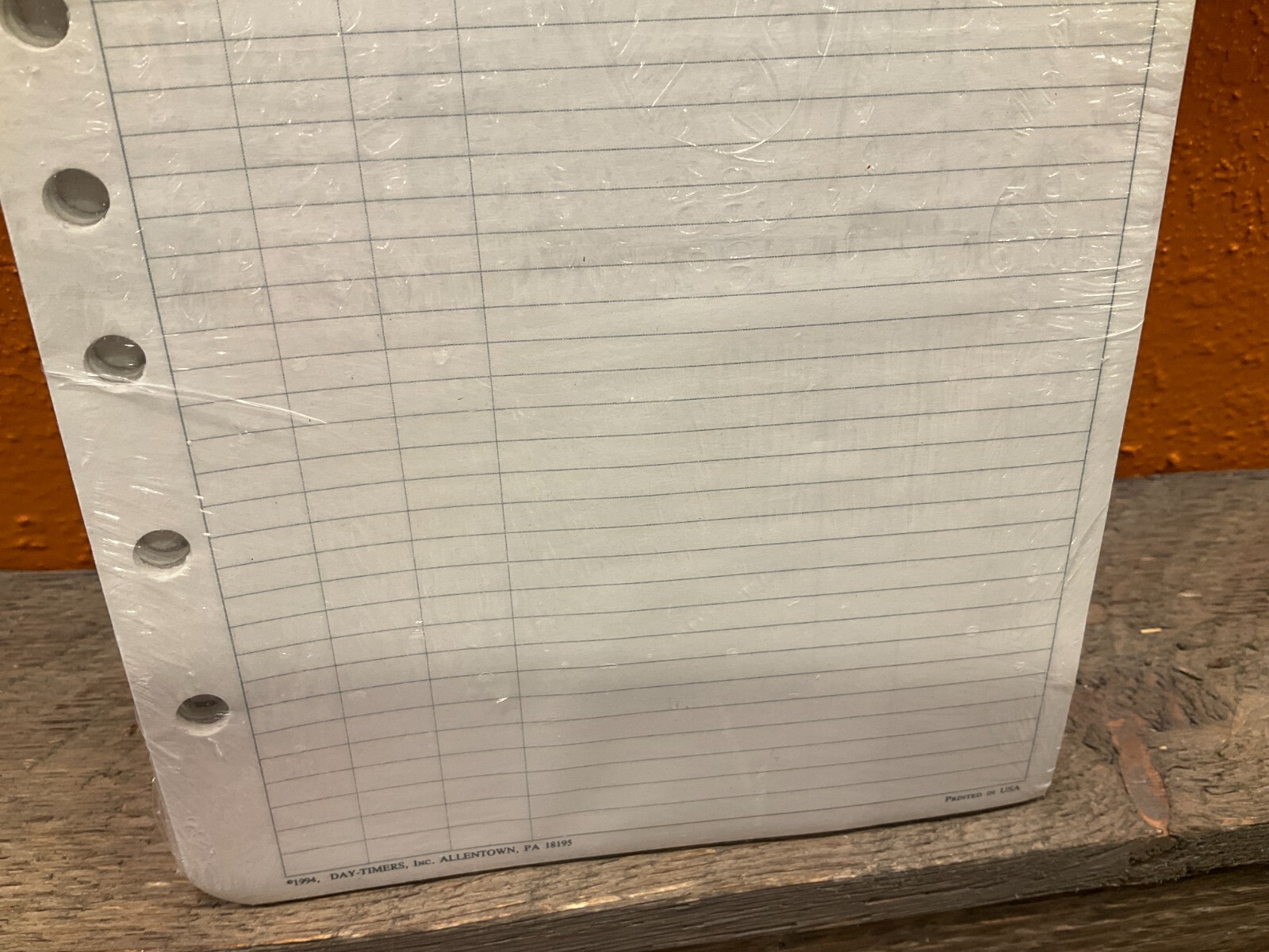 1994 DAY-TIMER 5.5″ x 8.5″ Contact Pages Refill Sheets 87226 7 Rings 2 Pads