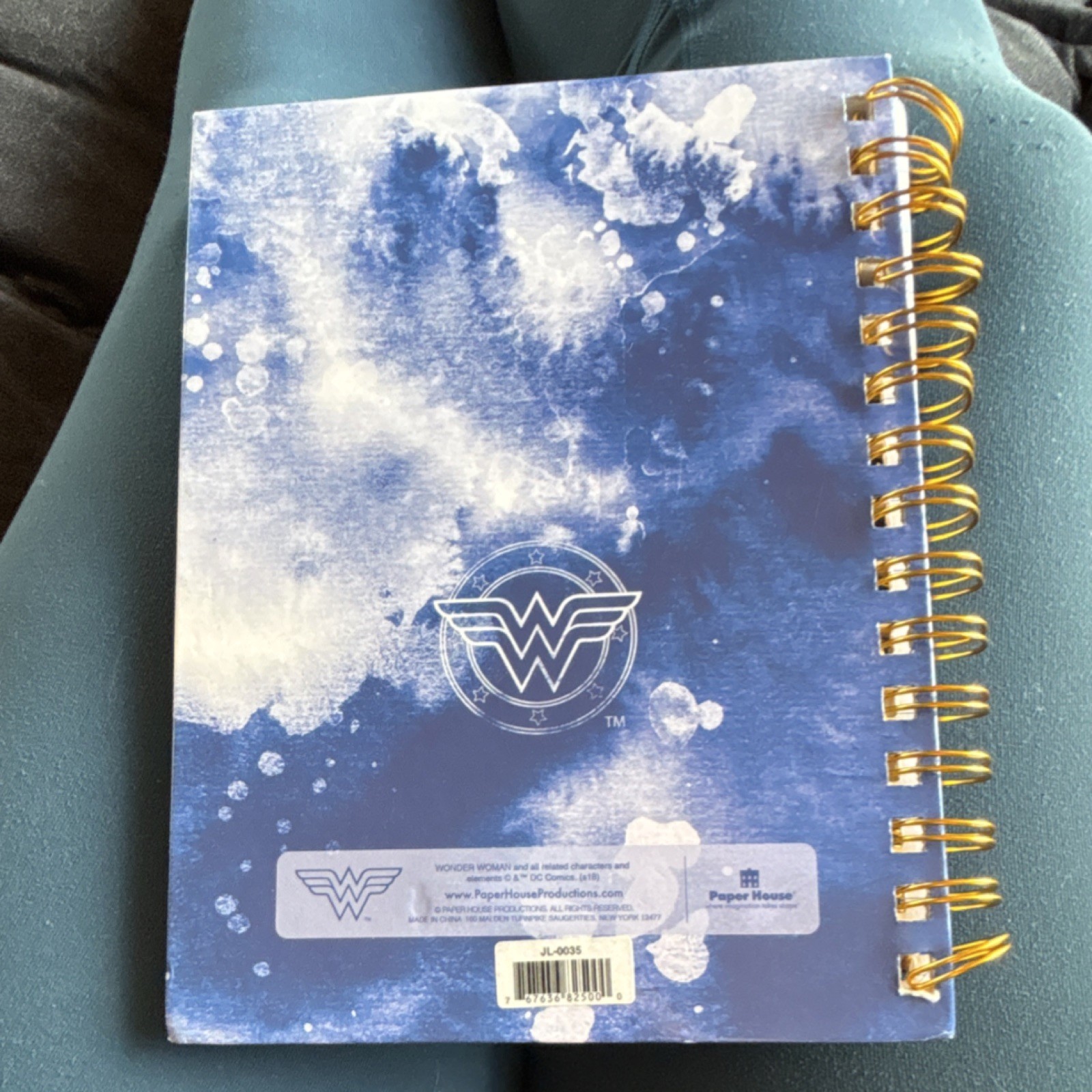 Paper House Wonder Woman Spiral Journal Limited Edition Cardboard Cover JL-6035