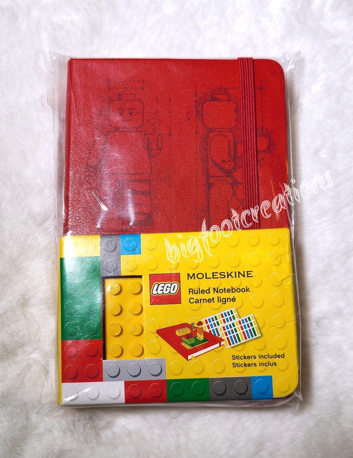 RARE 2014 Red MOLESKINE LEGO Limited Edition Ruled Notebook BRAND NEW Sealed