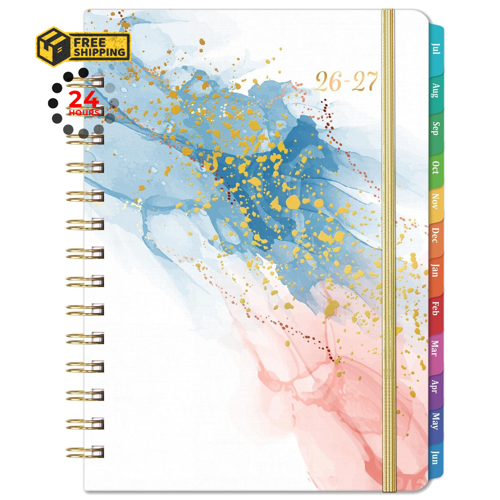 2026-2027 Planner – Weekly and Monthly from Medium, Pink