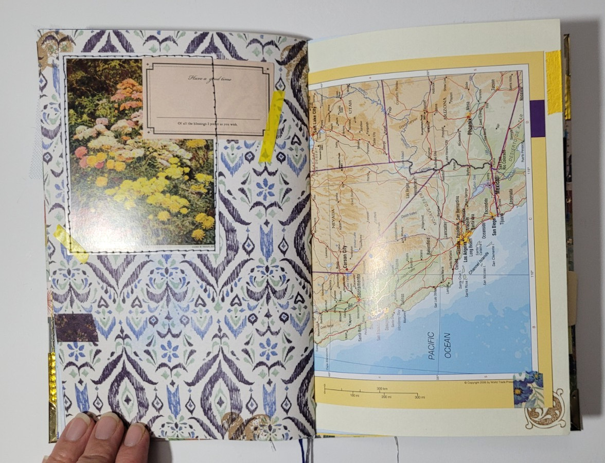 Handmade Junk Journal ~ Boho Beauty ~ Yellow