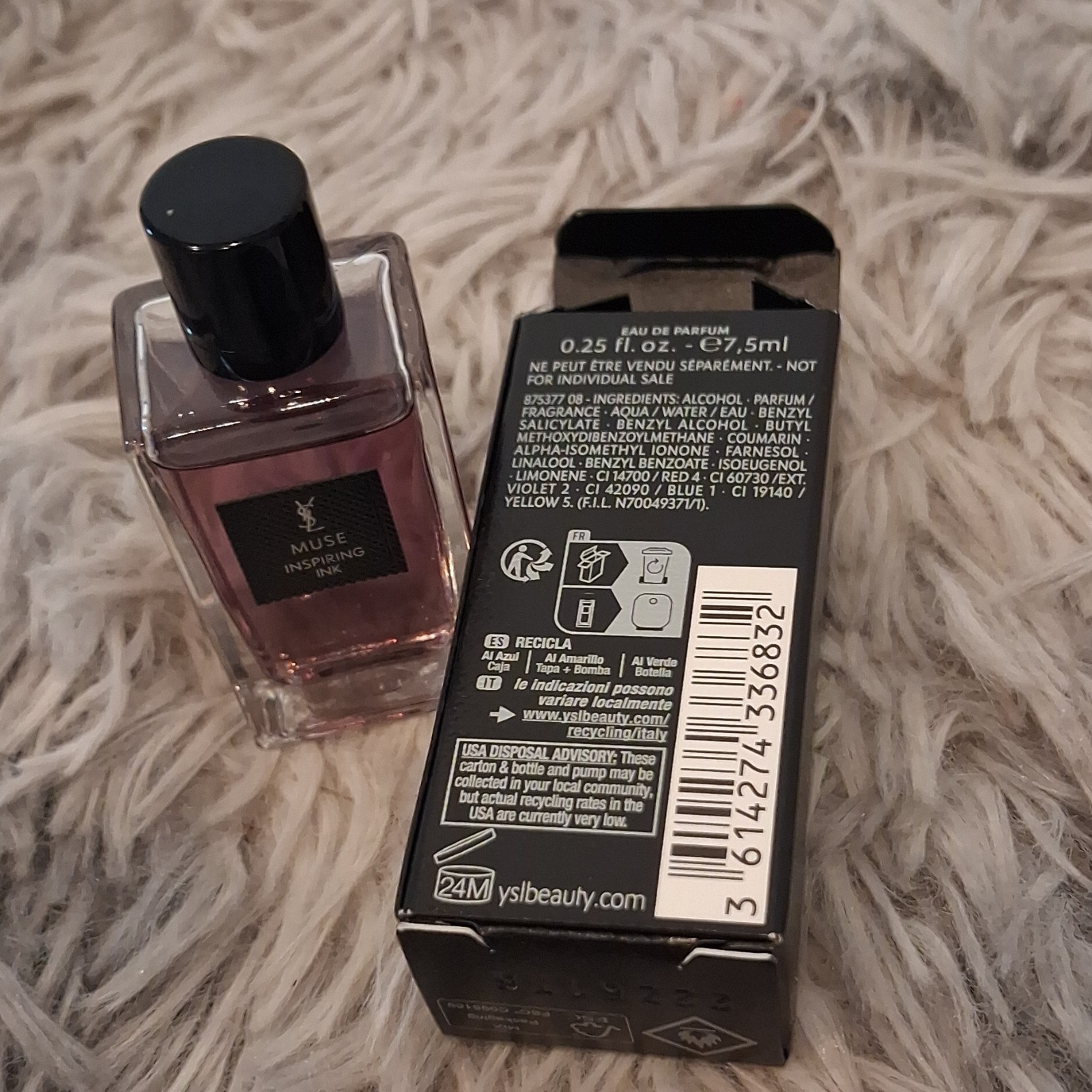 Yves Saint Laurent Black-Silver Notebook & Muse Inspiring Ink perfume