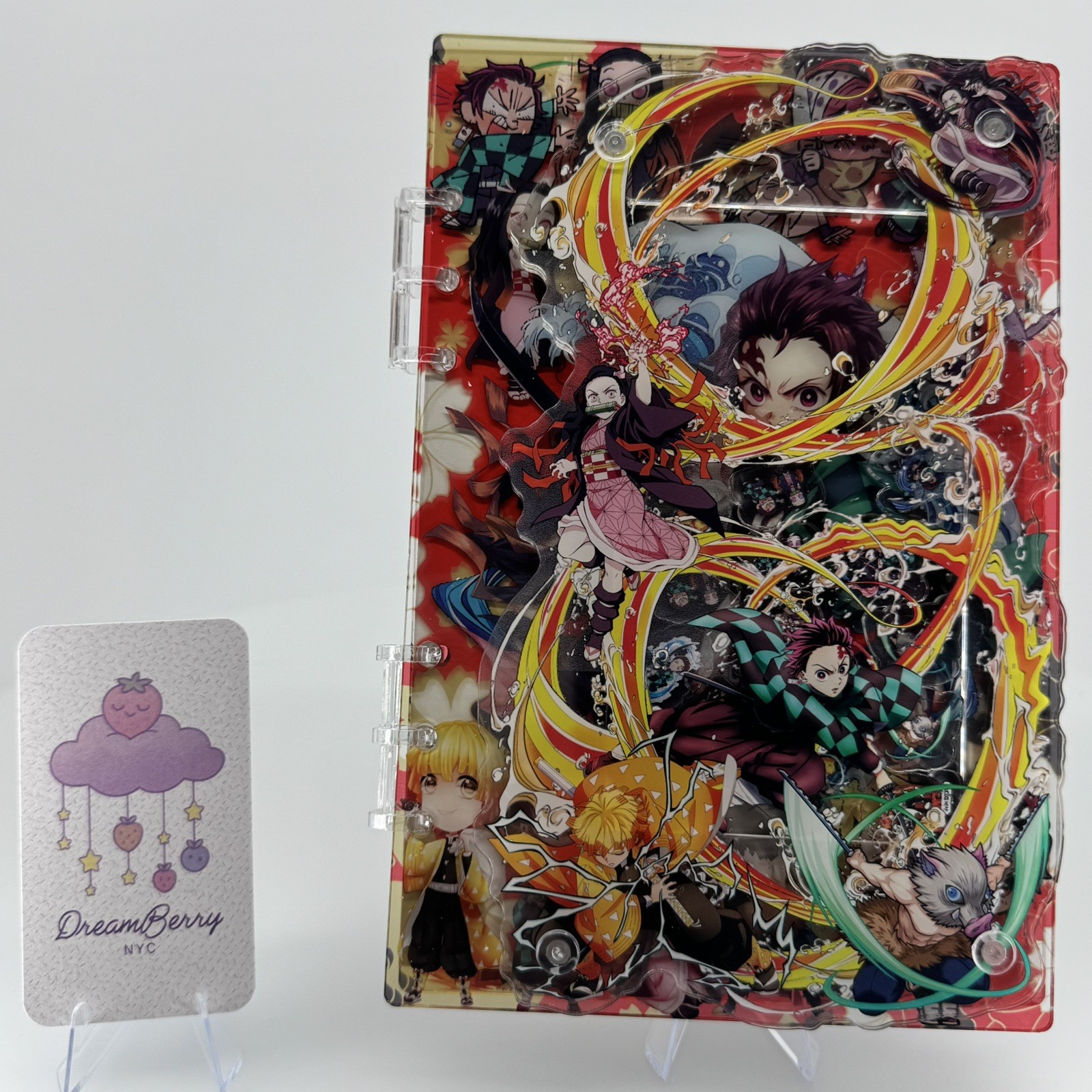 New Demon Slayer Anime Acrylic Shaker Notebook (A5 size)