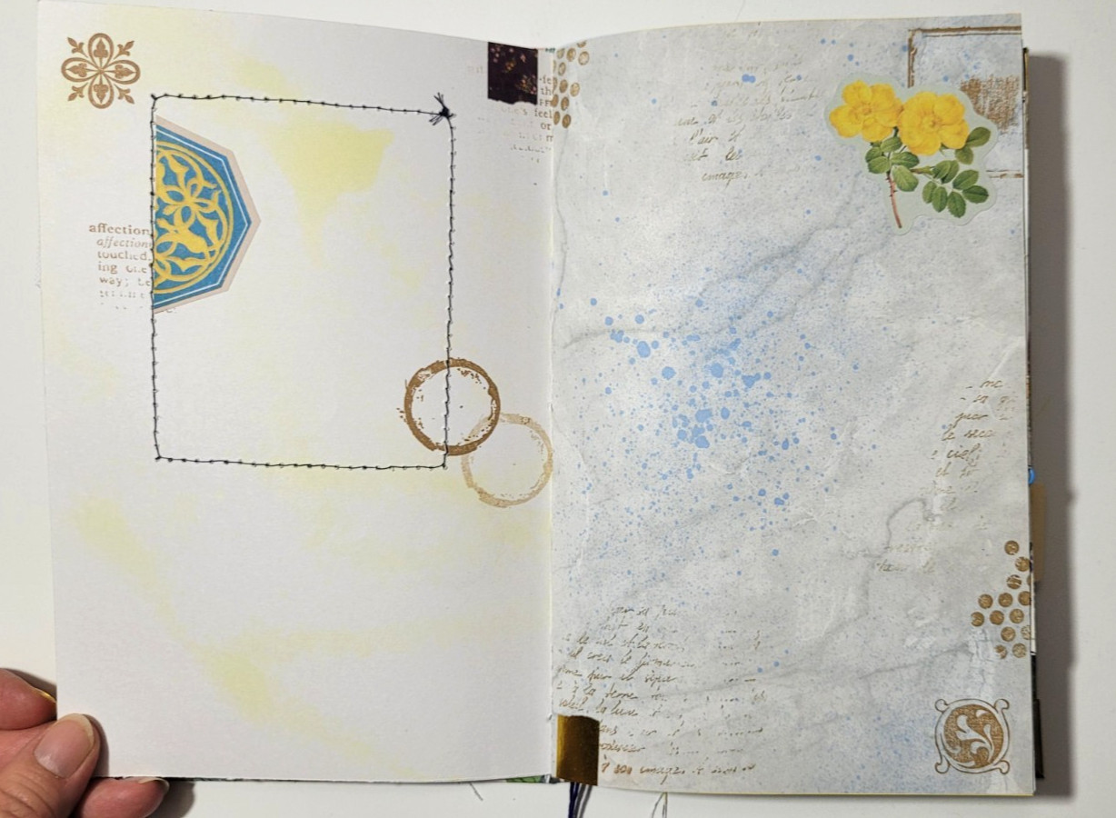 Handmade Junk Journal ~ Boho Beauty ~ Yellow