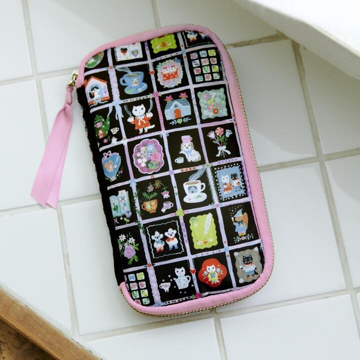 Hobonichi Small Drawer Pouch Yumi Kitagishi Coffee Time Compact Organizer Japan