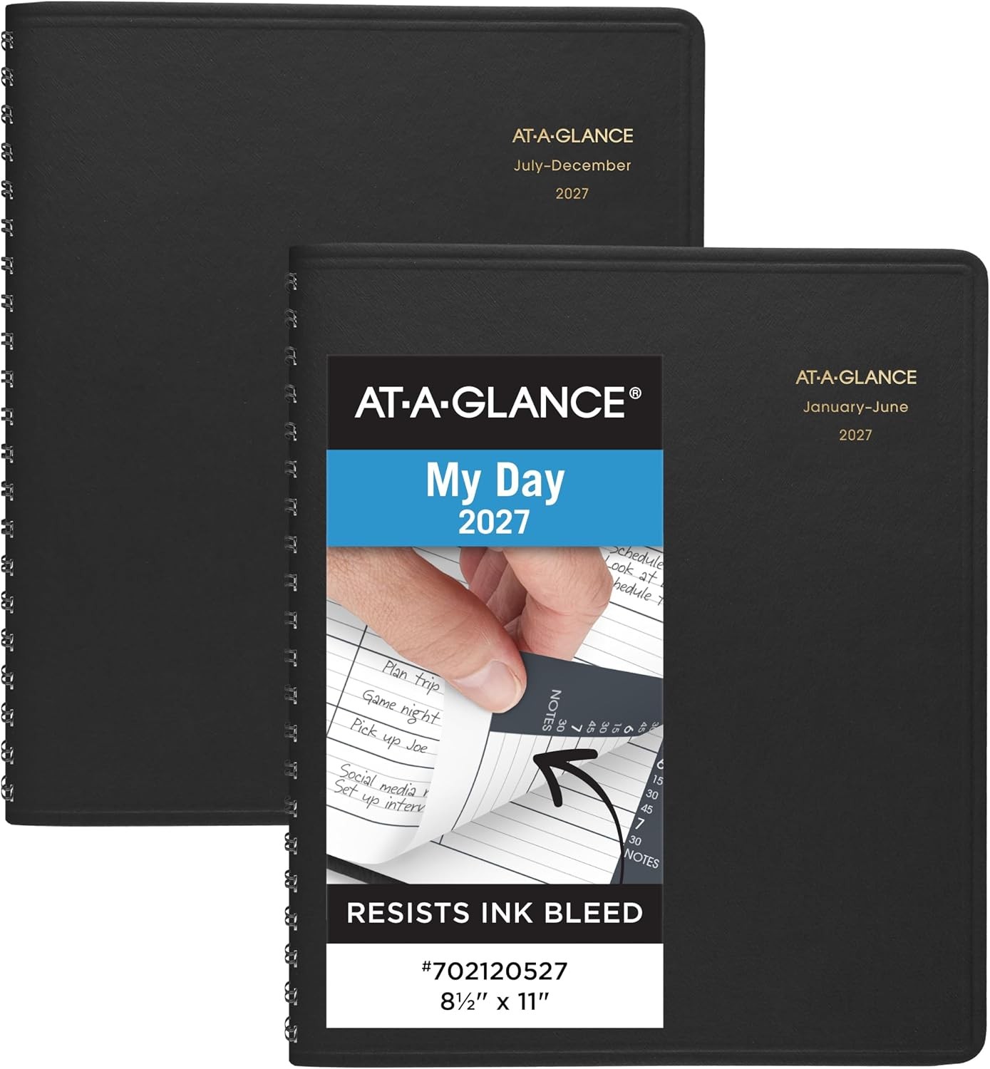 2027 Appointment Book Planner Daily Group Planner 8″ x 11″ Two Person