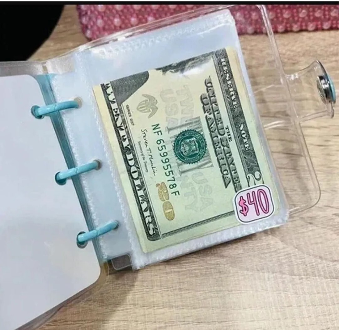 PVC Challenge Binder Save Money Savings Challenges Book Children “2pcs”