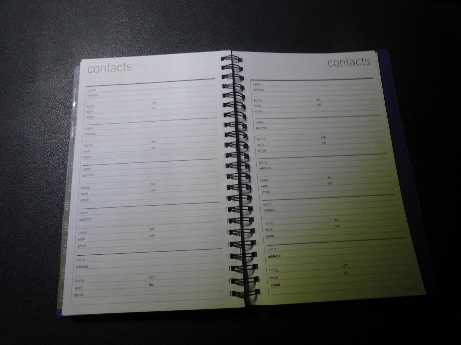 PlanAhead Monthly Weekly Blue Planner Jul24 – Dec25, 5-3/4″ x 8-1/4″
