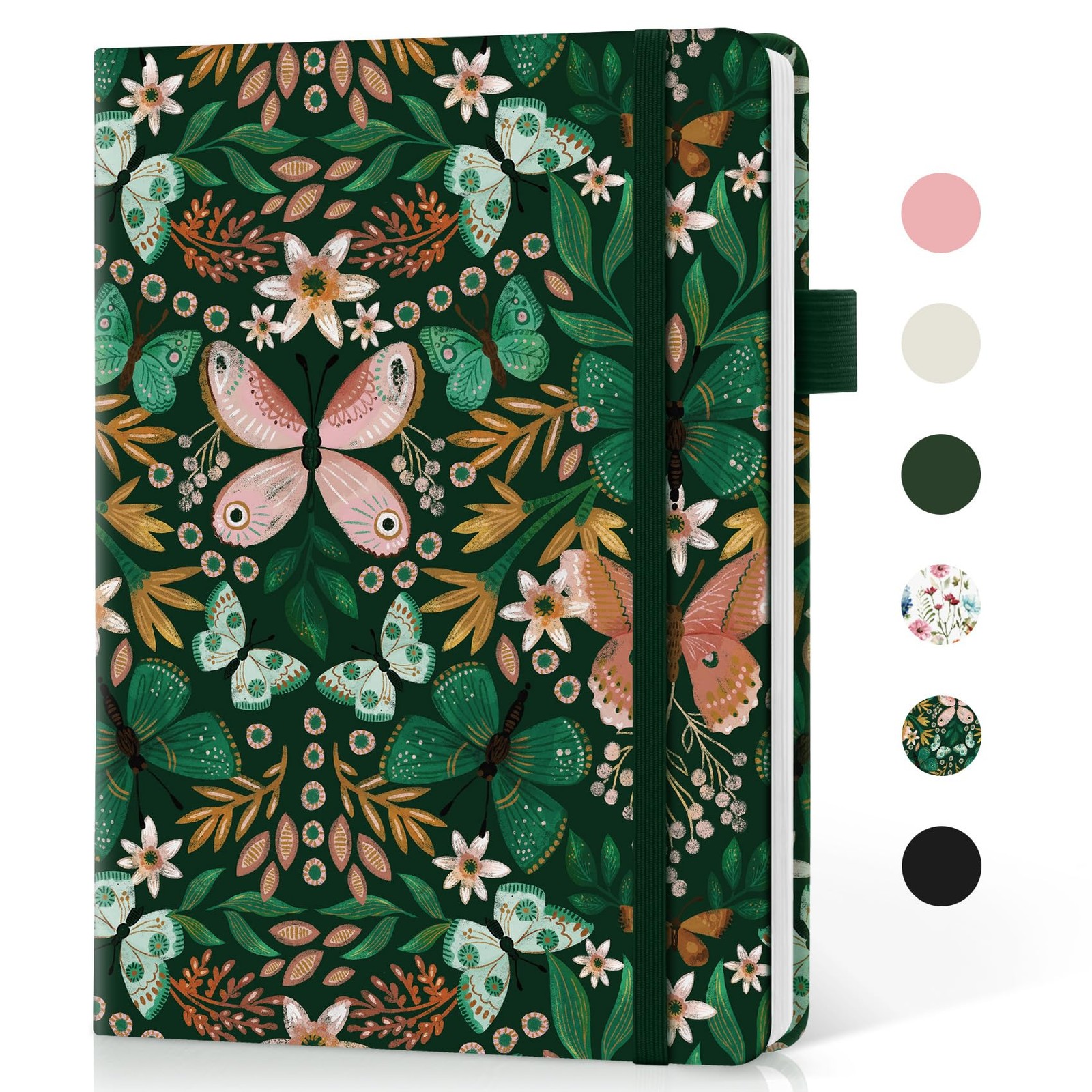 Taja Lined Journal Notebook for Women & Men, Hardcover Leather Journal for writi