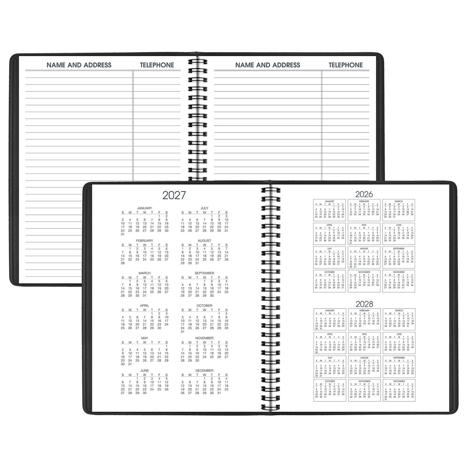 2026 At-A-Glance 70-855 Weekly Planner with No Appointment Times, 6-3/4 x 8-3/4″