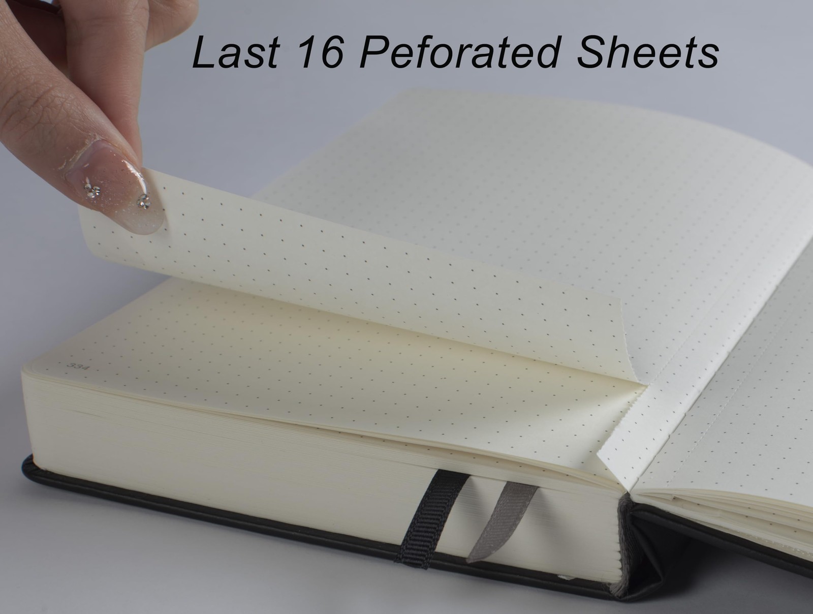 Thick Bullet Notebook with 366 Numbered Pages, A5 Dotted Journal for Writing …