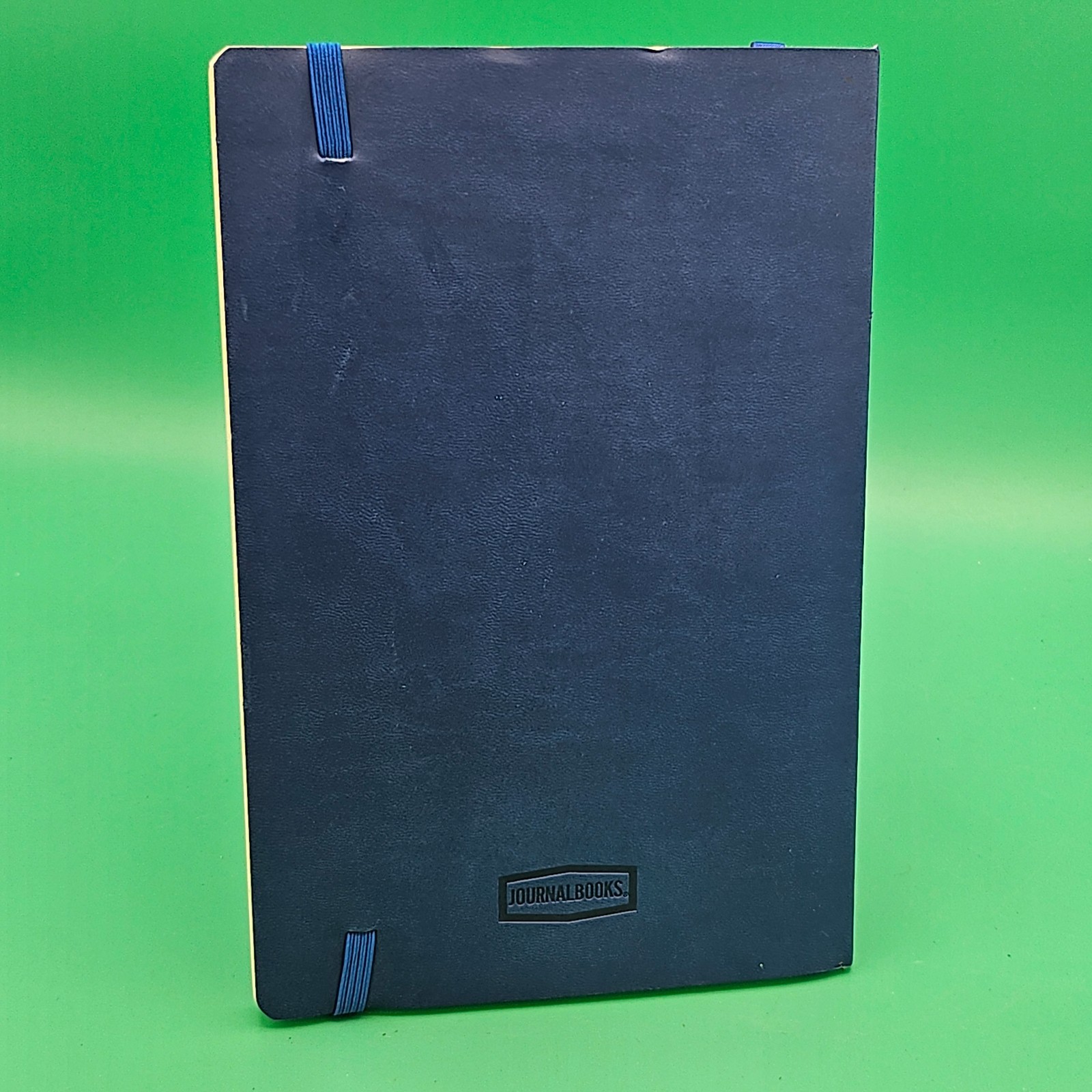 PowerDMS Lined Journal Notebook Softcover Leather Elastic Band Bookmark NEW Book