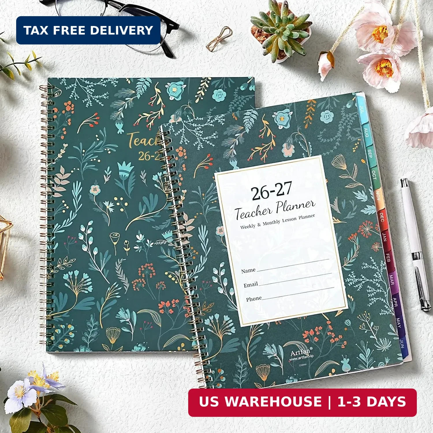 Teacher Planner 2026-2027- Teacher Planner, Teacher Lesson Planner from July 202
