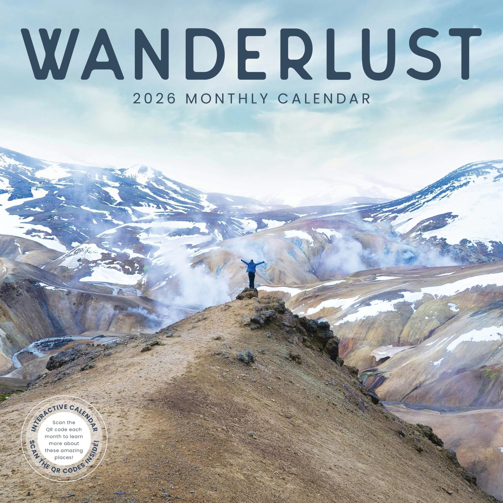 Wanderlust 2026 Calendar | 2026 Wall Calendar | Monthly Planner | Planner 202…