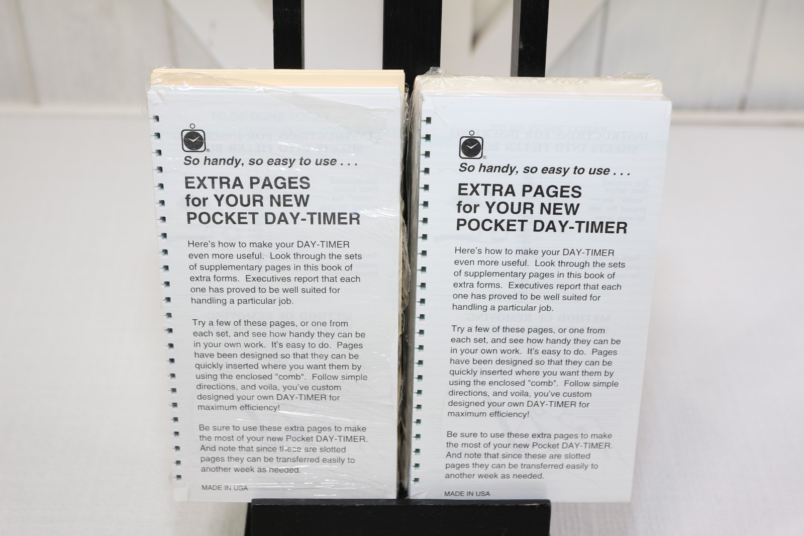 Pocket Day-Timer Extra Pages Spiral 6.5″ x 3.5″ Quantity of 2