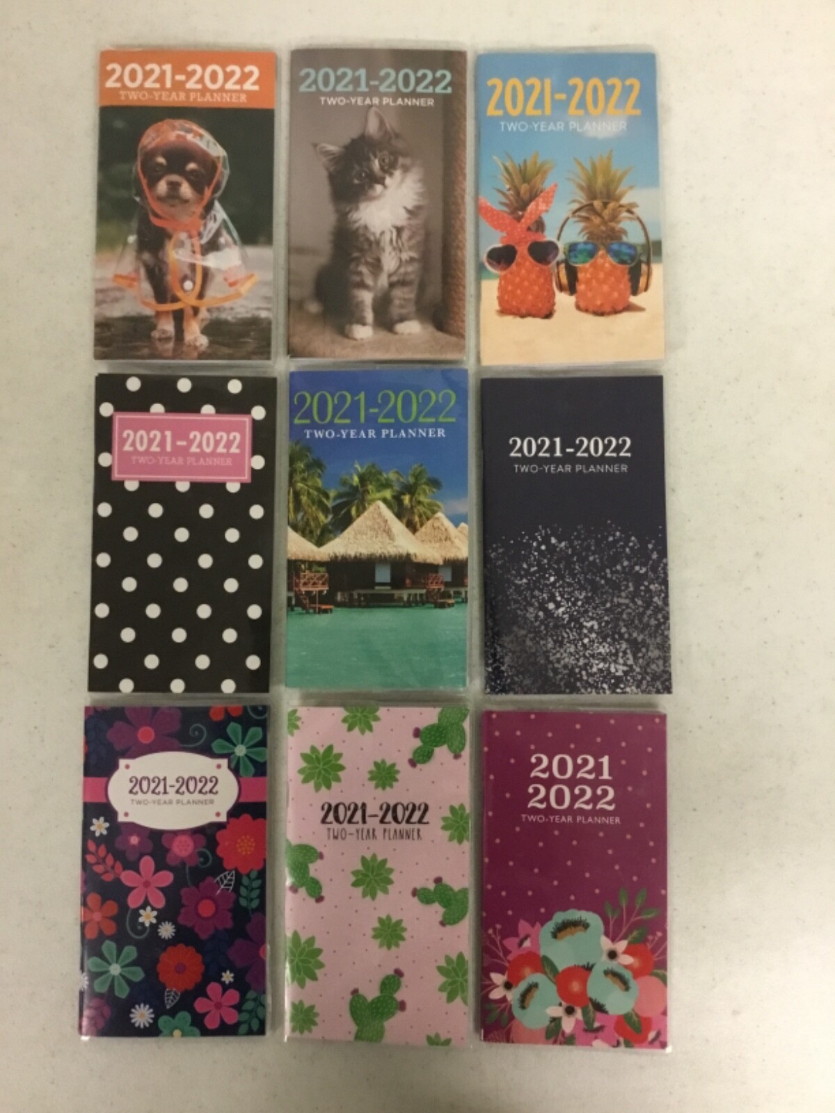 2 year 2021-22 Monthly Planner Calendar Organizer Pocket/Purse Size6 1/4”x3 1/2”