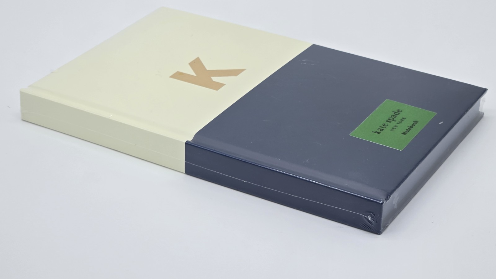 Kate Spade Gold Foil Initial K Dipped Notebook Diary Journal 200 Pages NEW