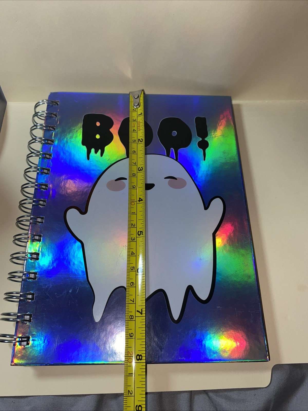 Shining Boo Halloween Notebook Journal Diary Blank Paper
