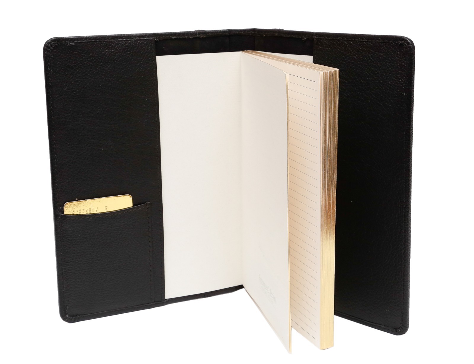 ASHLIN® SLIM Journal 5 X 8 inches 100 % Tuscany Leather P9038-18-01 (MSR $105)