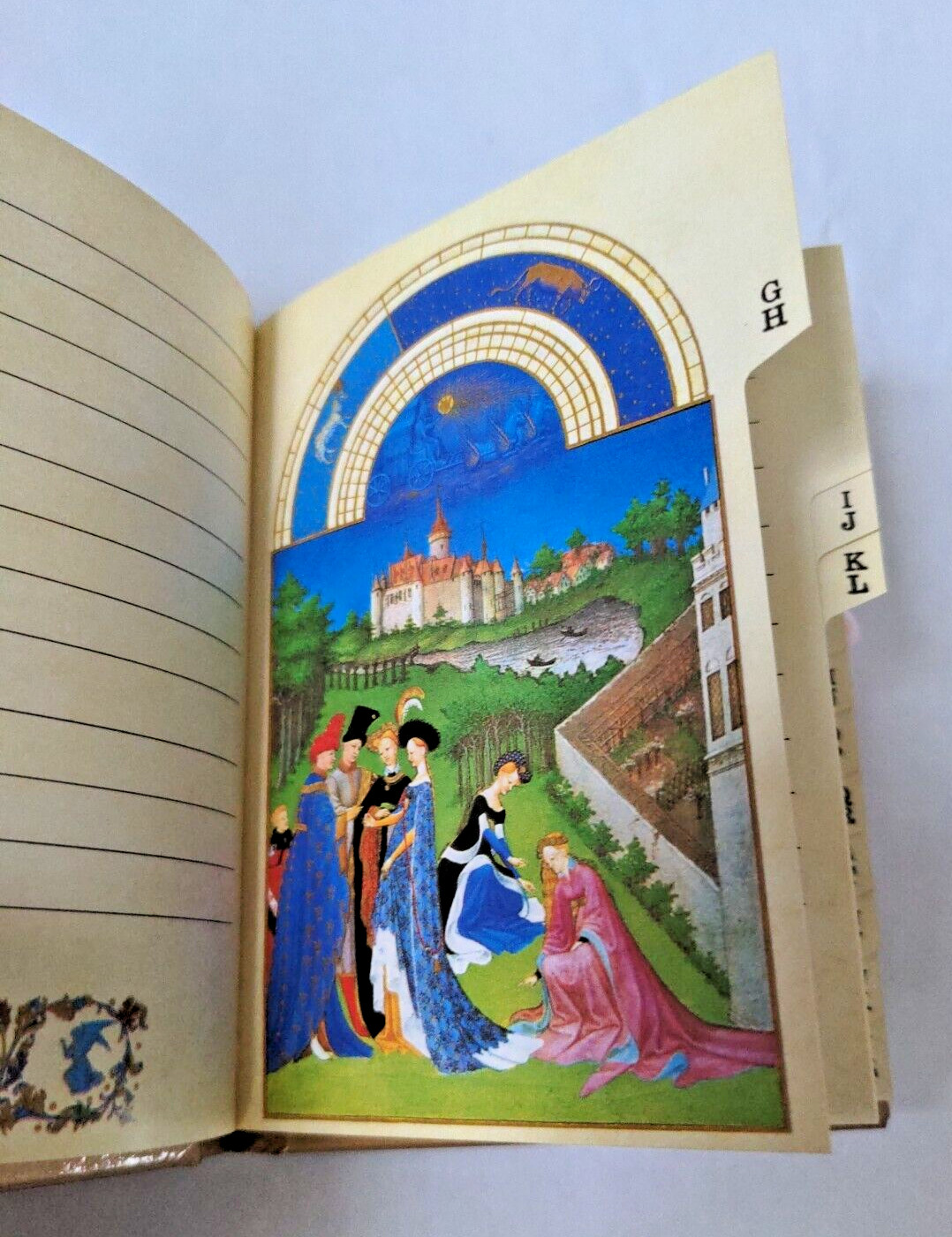 Coppenrath Verlag Très Riches Heures Illuminated Manuscript Address Book 1994