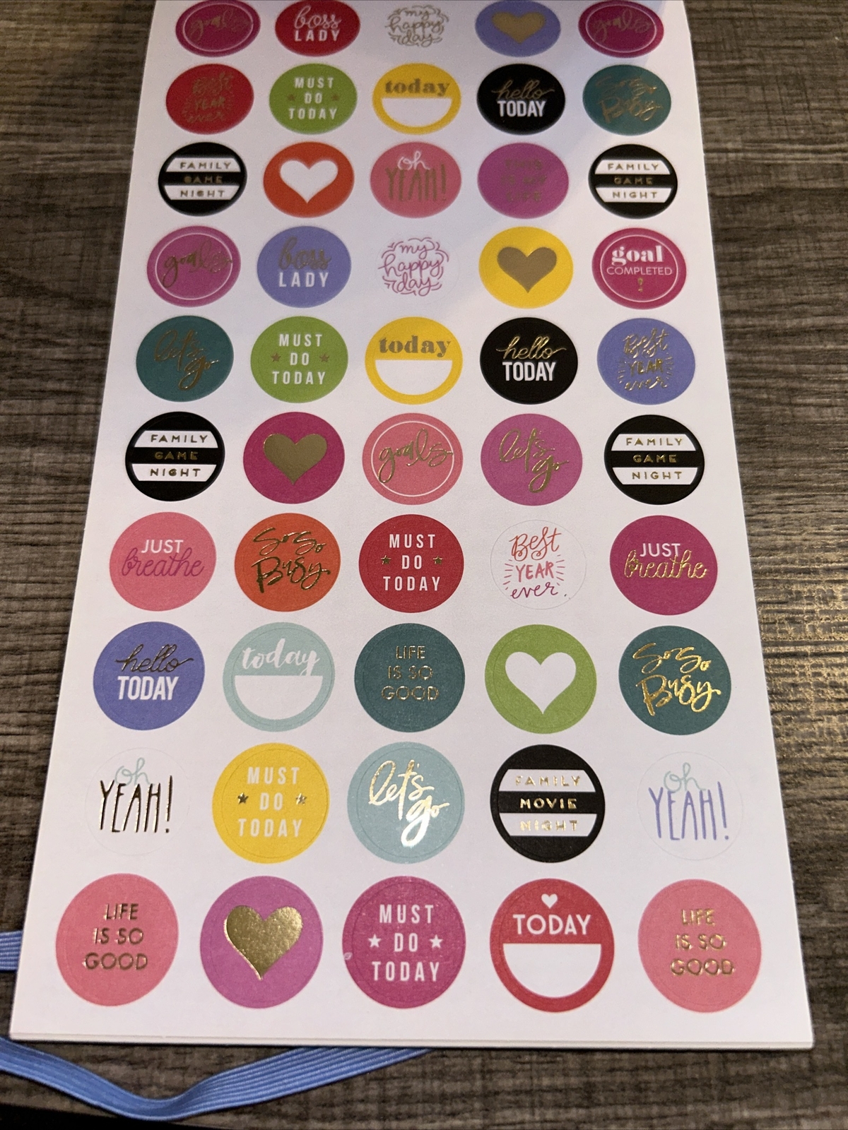 MAMBI The Happy Planner Planner Basics Mini Sticker Book 1768 Pieces Value Pack