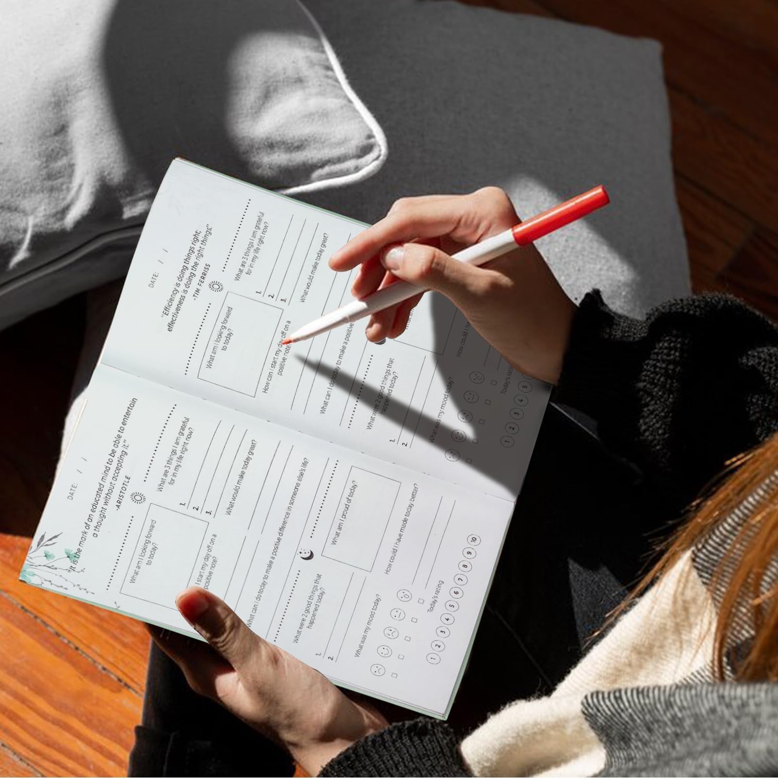 Gratitude Journal for Women & Men – Daily Mindfulness with Black