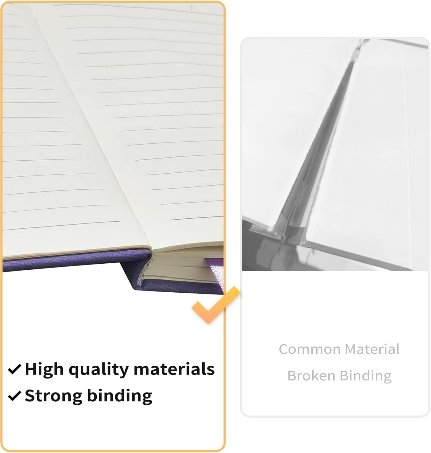 A6 Small Journal Notebook, Lined Pocket Notebook with Pen Holder, Mini Notebook