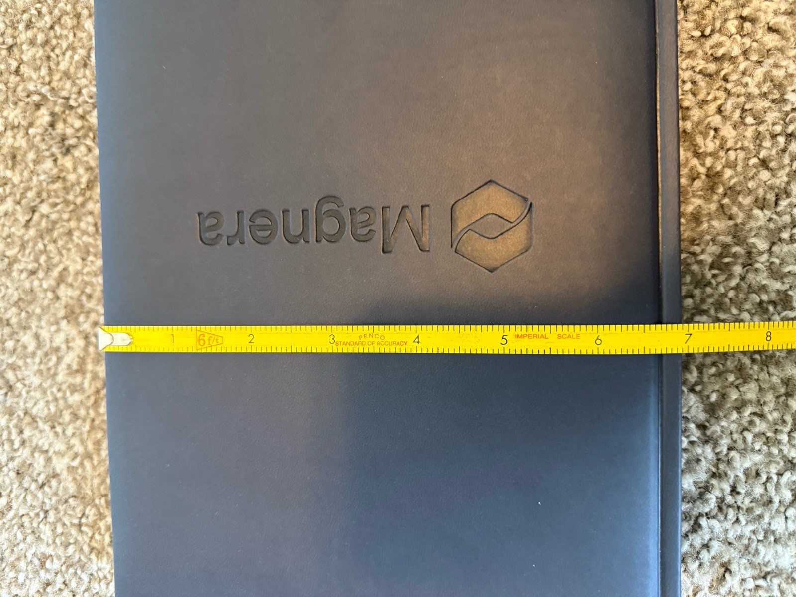 Castelli Made in Italy Navy Blue Lined Notebook Journal “Magnera” 9.5″ x 7″ NEW