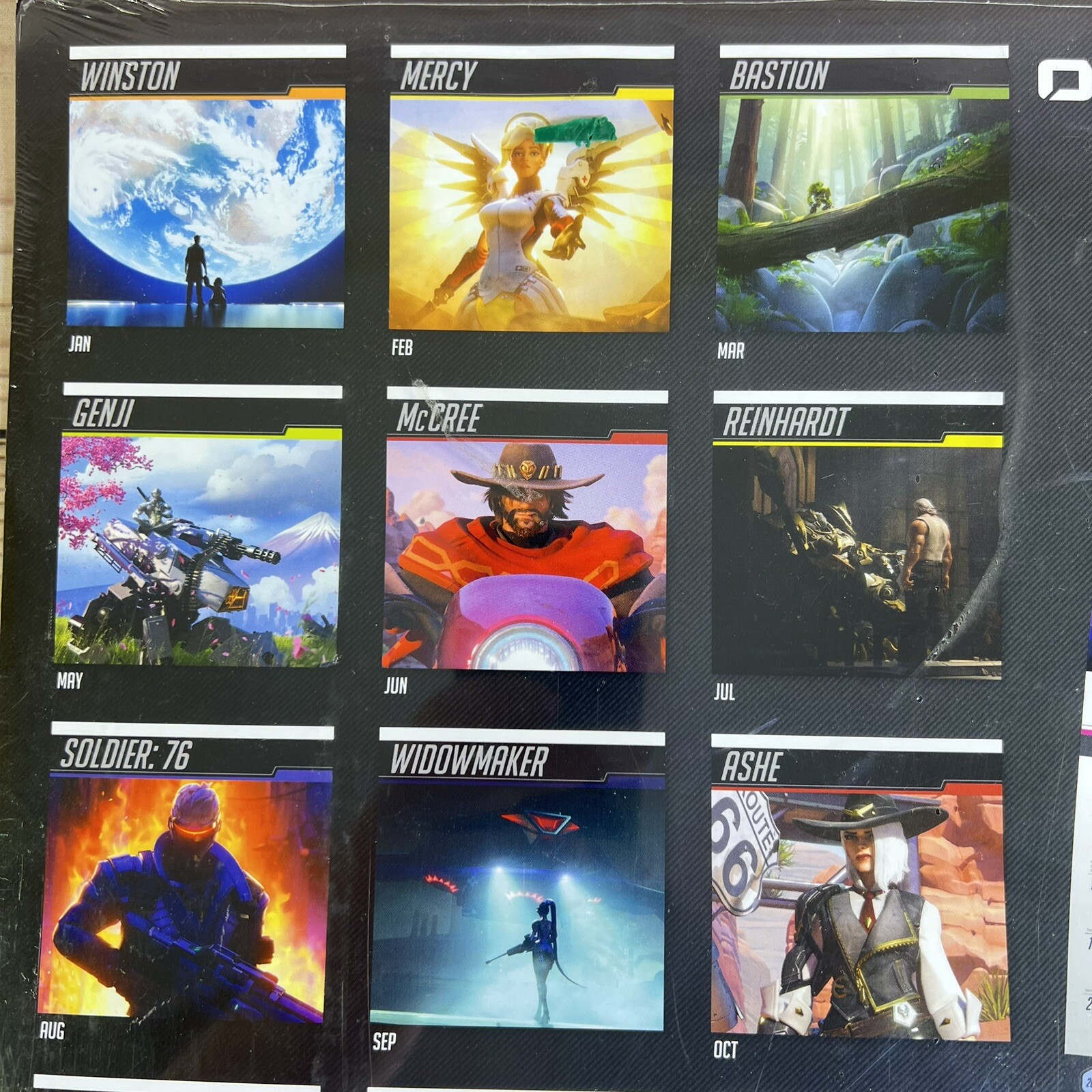 Overwatch Game 2020 Wall Calendar 16 Month Video Game 12×12” Posters -NEW/SEALED