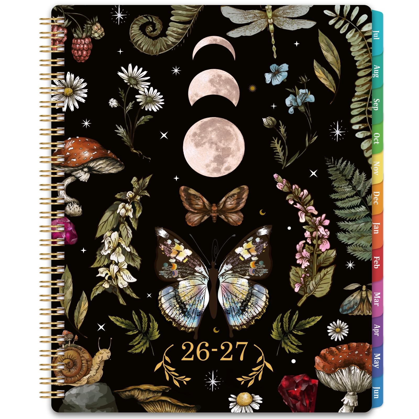 Planner 2026-2027 – Academic from July 2026 – June 8″ x 10″, Black