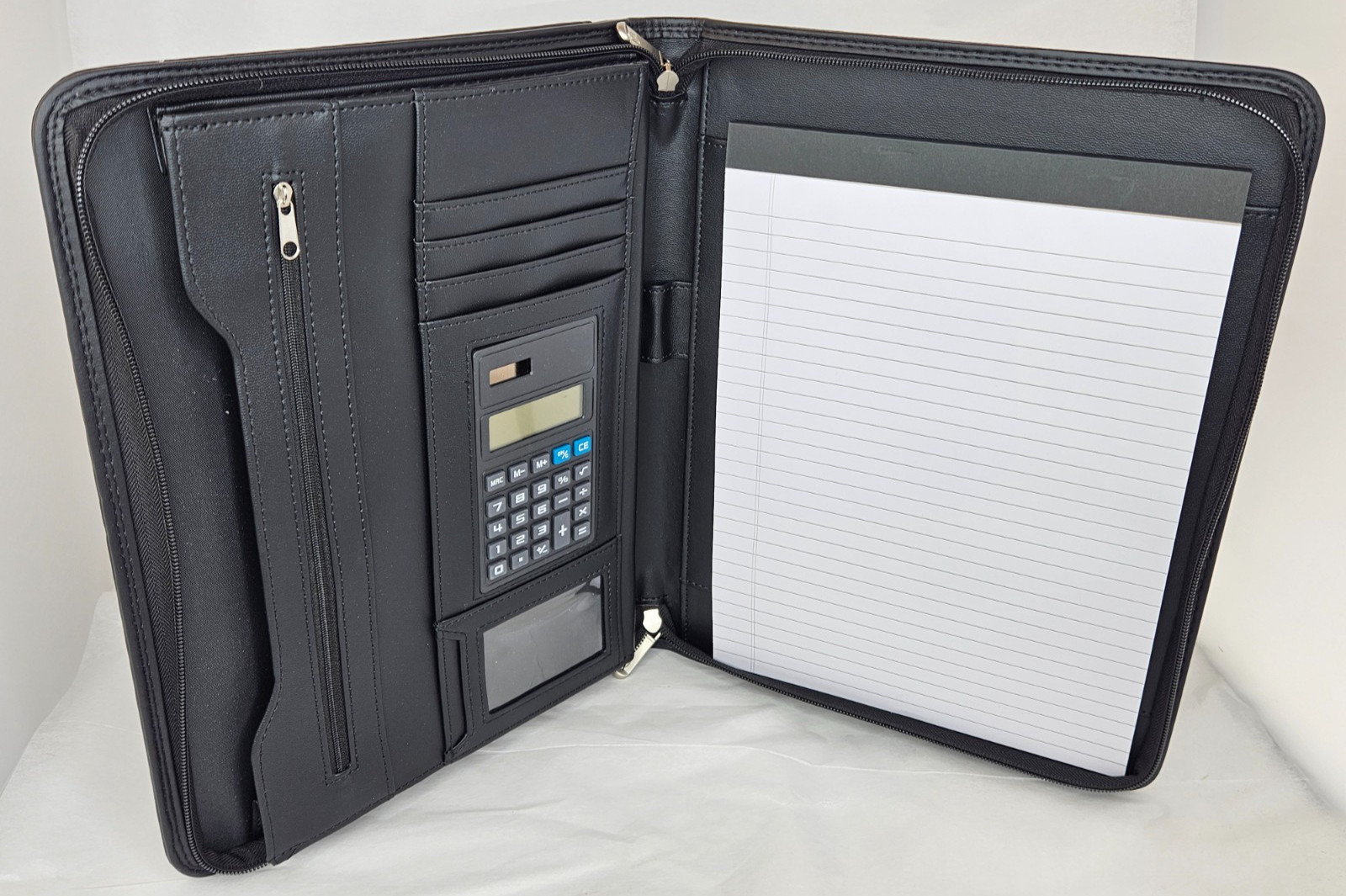 Black Cossini Portfolio Legal Pad Business Student Writer Contractor 14″