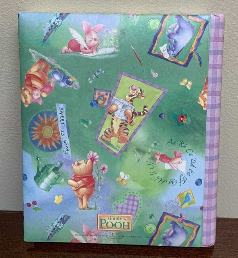 Disney Winnie The Pooh Simply Pooh Piglet Tigger Garden Journal Diary Notebook