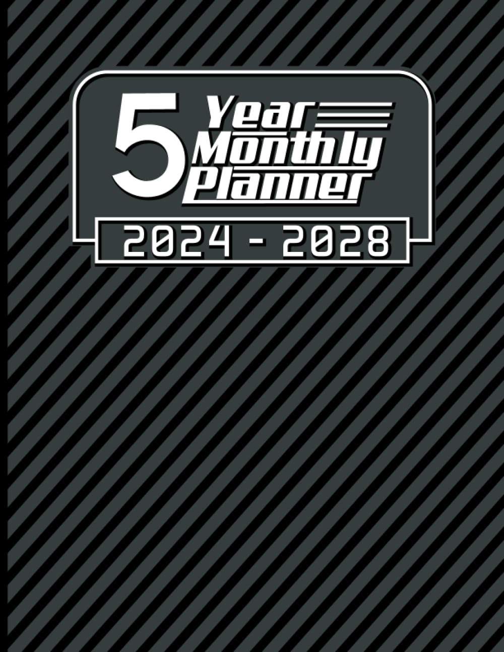2024-2028 Monthly Planner 5 years: January 2024 to December 2028 | Elegant 60 Mo