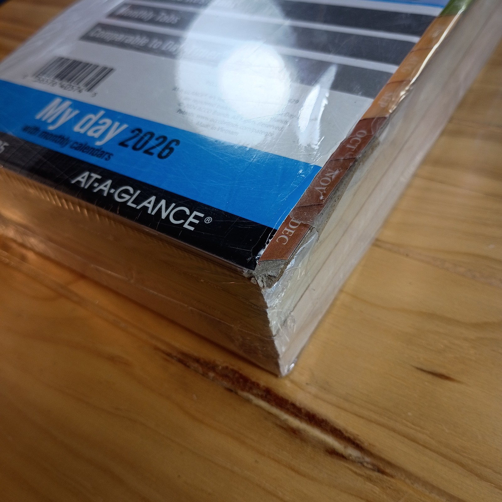 2x At-A-GLANCE My Day Size 4 Planner With Monthly Calendas #281-225
