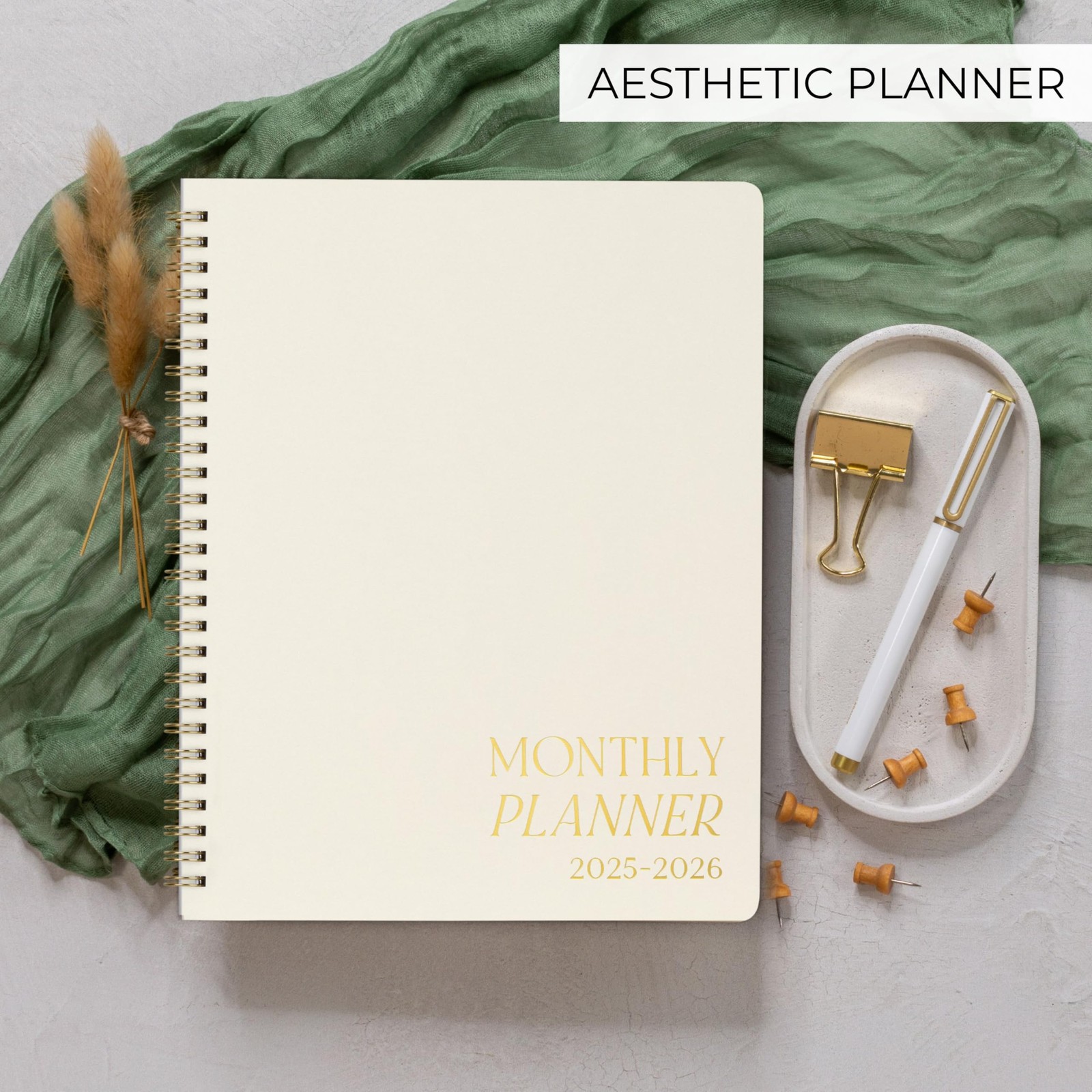Beautiful 2026-2027 Monthly Planner and Calendar Book – To Do List Notebook T…