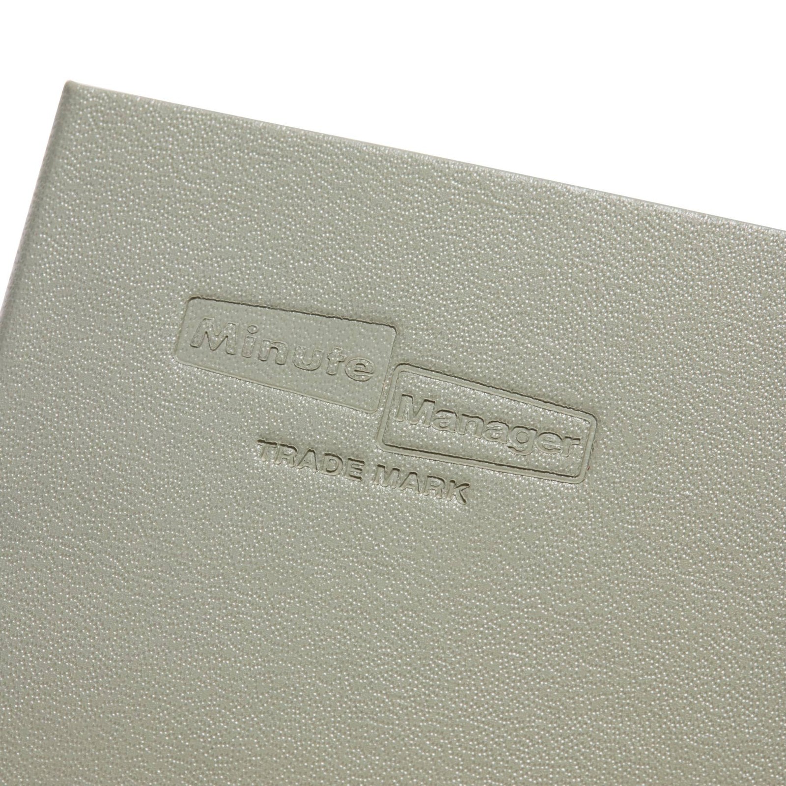 HIGHTIDE Planner Minute Manager Executive Green A5 Left