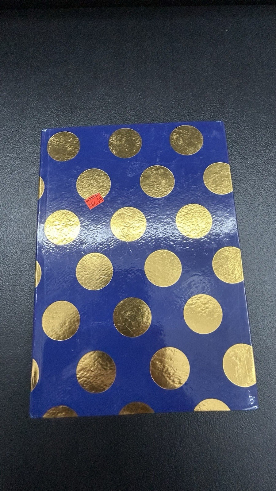 Journal Gold Polka Dot Cover – Lined Pages Notebook New
