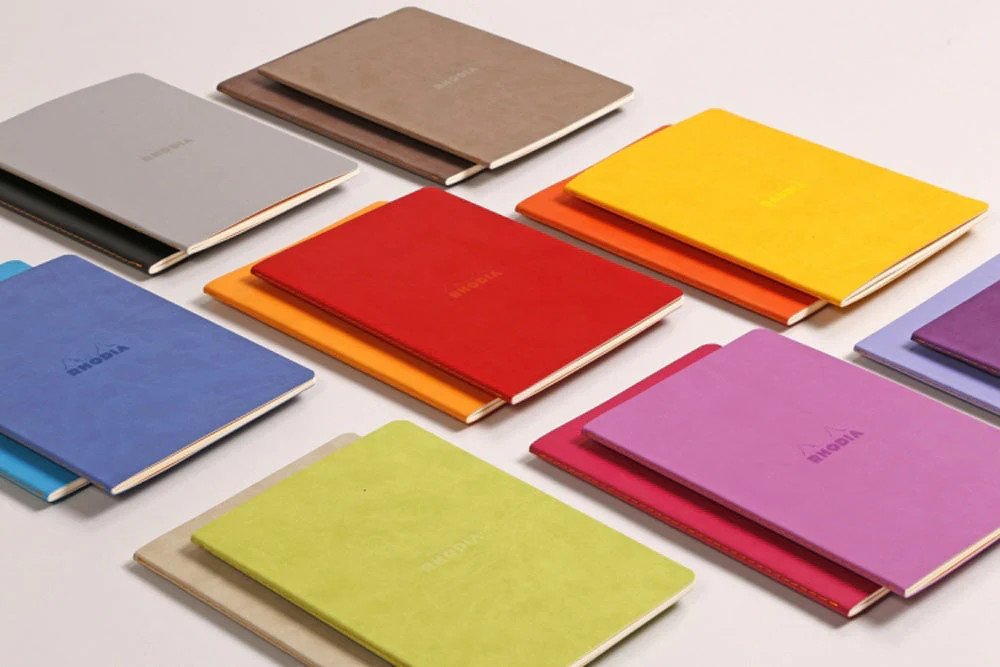 Rhodia Rhodiarama Softcover Notebook A5 – 5.8″ x 8.3″ (148 x 210mm) Dot Grid, Pu