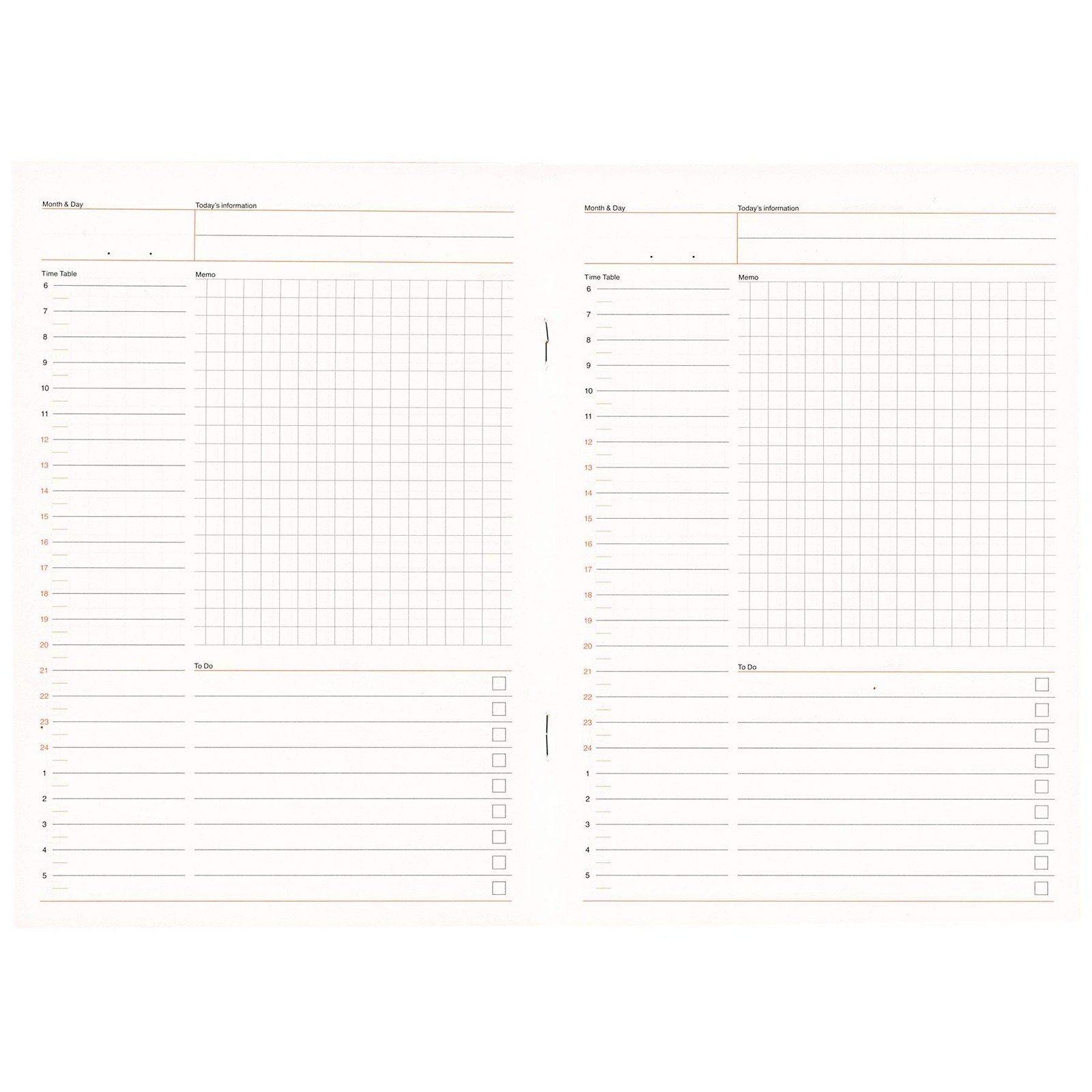A5 Function Notebook DAILY PLANNER by United Bees (Luddite)