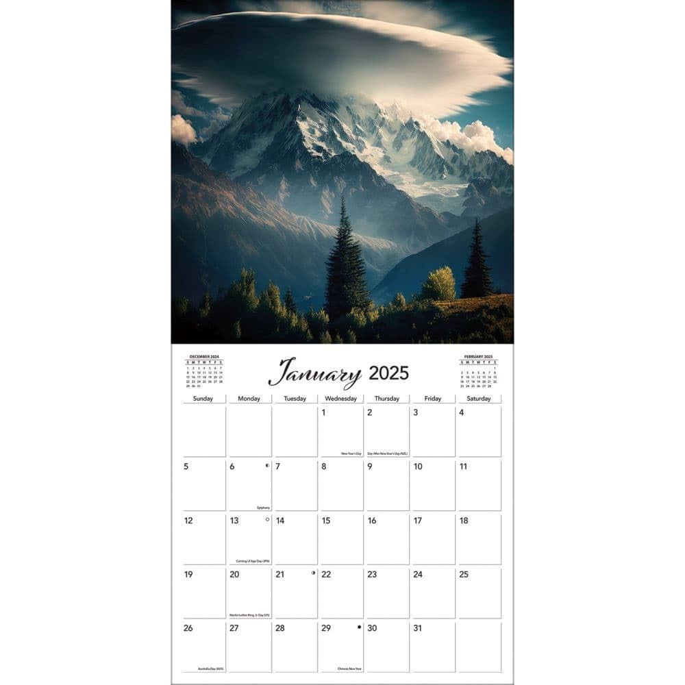 TURNER PHOTOGRAPHIC Clouds 12×12 Photo Wall Calendar (25998940015) Multi
