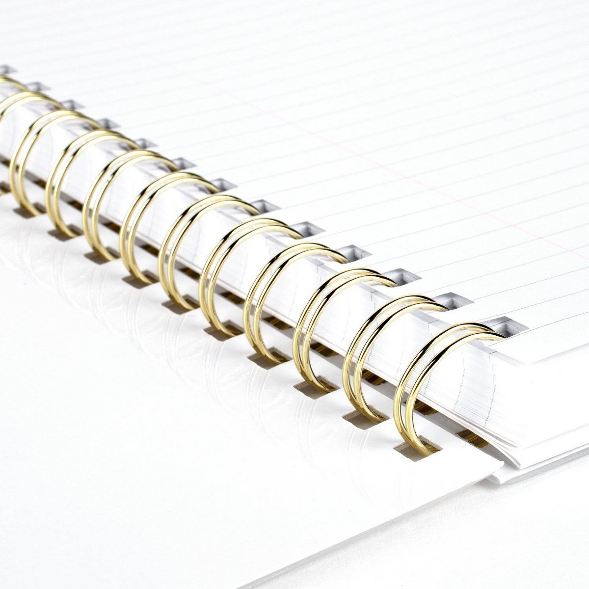 Sugar Paper Essentials 8.5″x11″ Large Spiral Bound Notebook Gold Dot 100 Pages