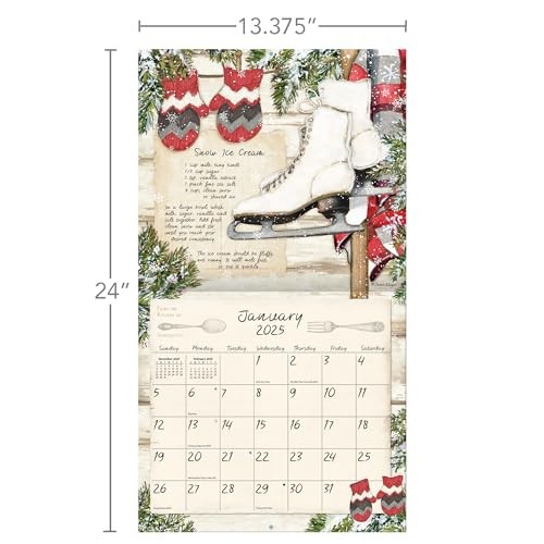 LANG American Kitchen 2025 Wall Calendar (25991001891) Multi