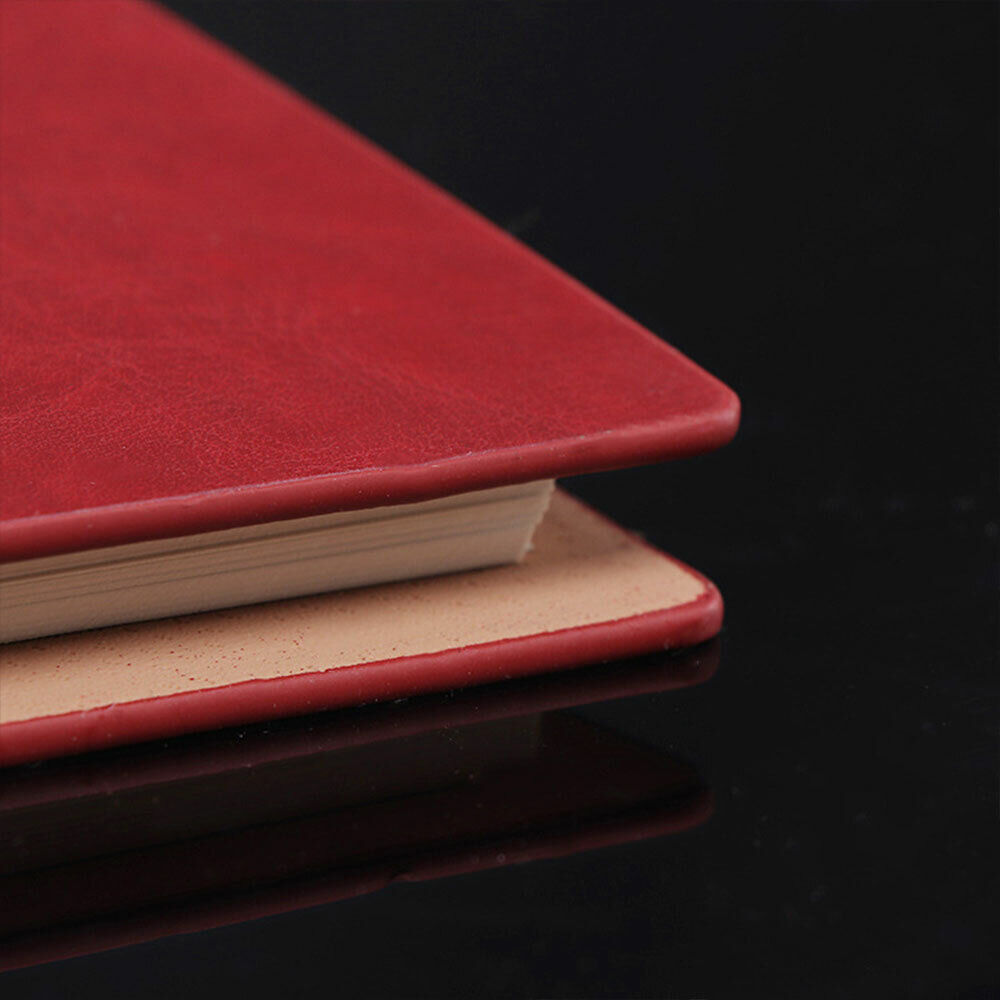 A5 Classic Refillable Notebook Loose Pocket Leather 6 Holes Ring Binder 11 color