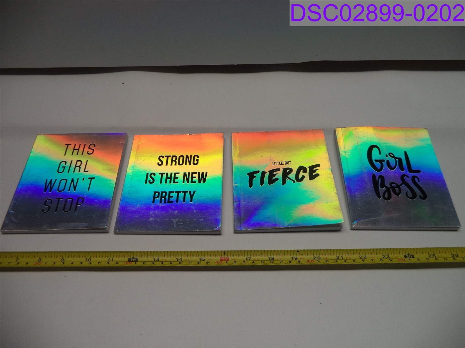 DAMAGED Qty = 28: Mix Lot Silver Cover Blank Journal Notebook Diary 50 Page