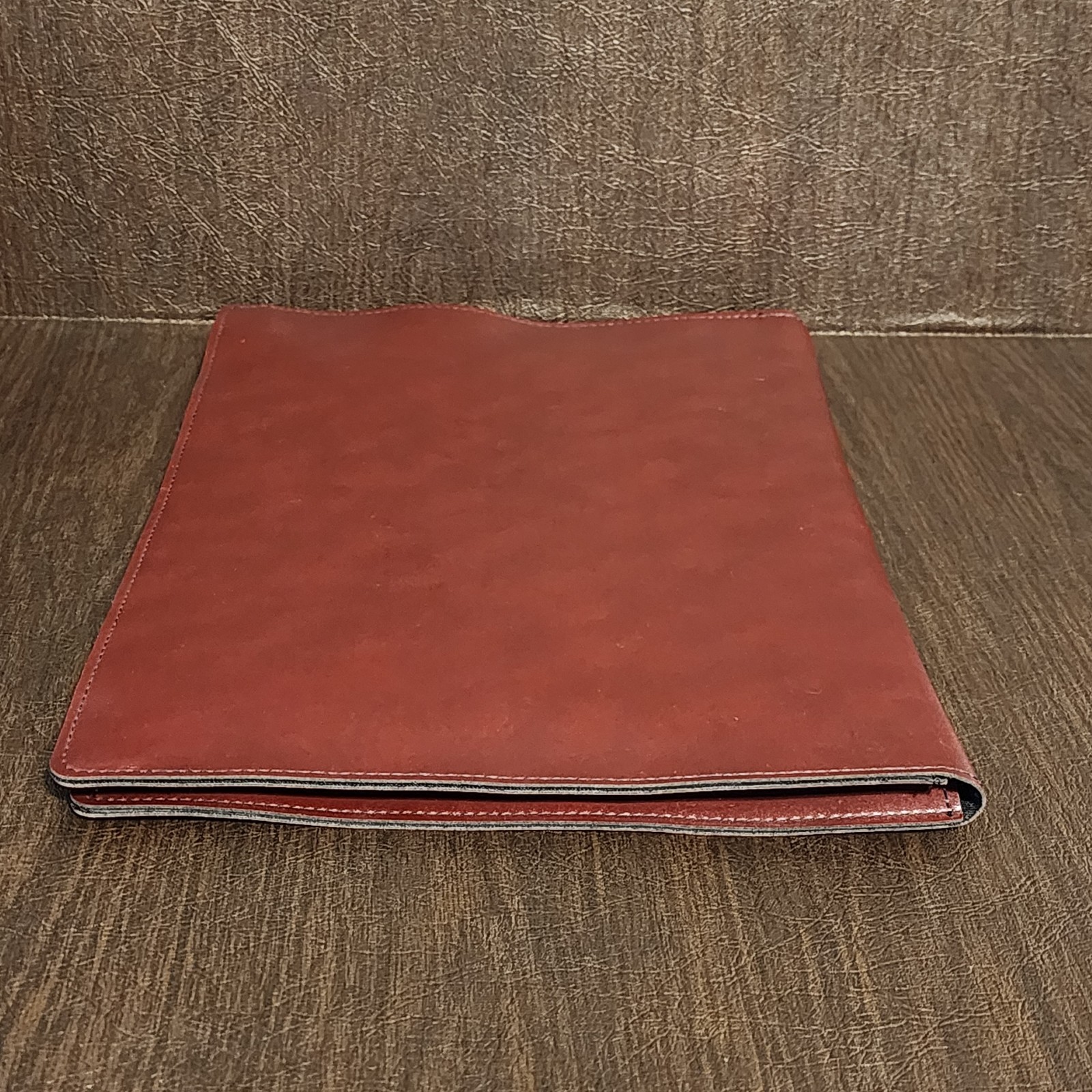 Vintage Hazel USA 14″ X 10″ Leather Document Portfolio Notepad Padfolio Folder