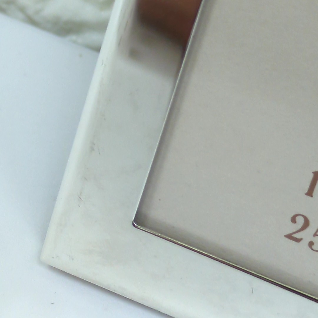 Vintag Tiffany & Co. Desk Calendar Photo Frame Silver Plated Perpetual Calendar